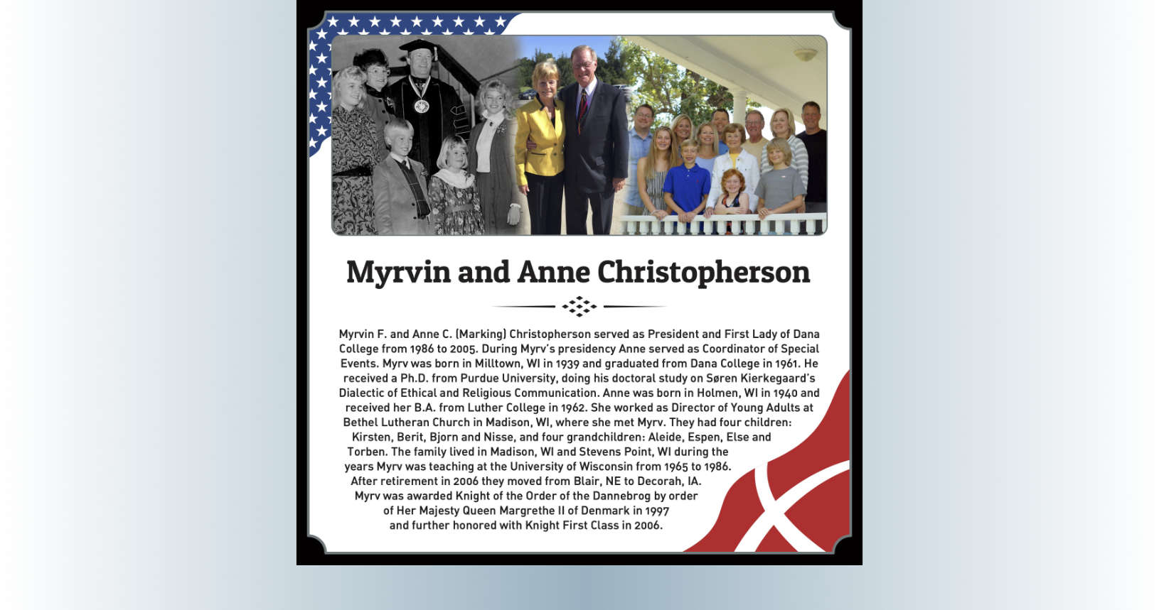 Myrvin & Anne Christopherson